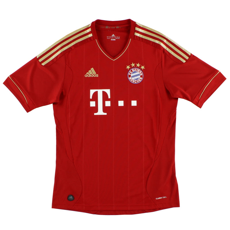 2011-13 Bayern Munich adidas Home Shirt *Mint* L Football Shirt