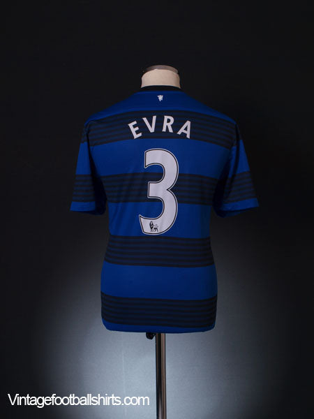 2011-12 Manchester United Away Shirt Evra #3 L Football Shirt