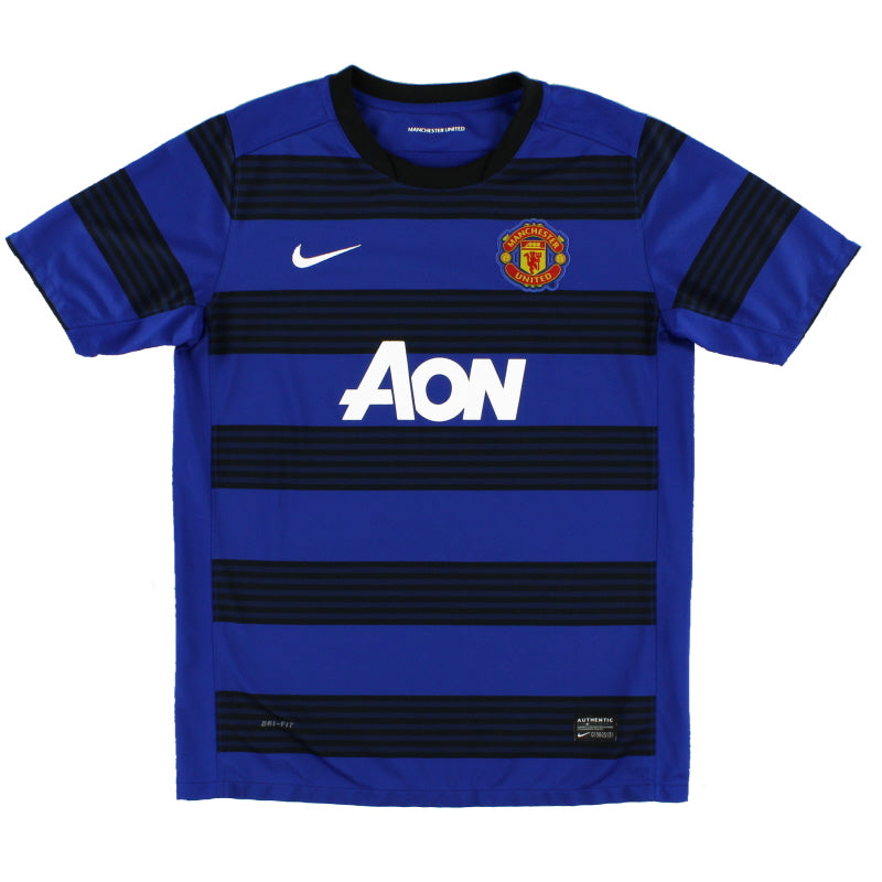 2011-13 Manchester United Nike Away Shirt *Mint* M.Boys Football Shirt