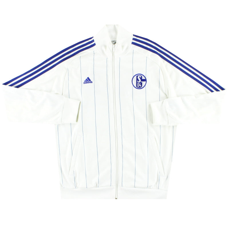 2011-13 Schalke adidas Track Jacket *Mint* L Jacket