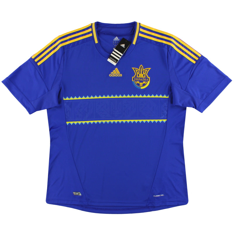 2011-13 Ukraine adidas Away Shirt *w/tags* S Football Shirt