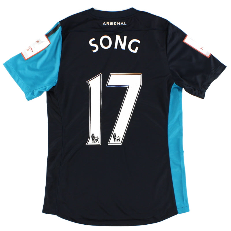 2011 Arsenal Match Issue Emirates Cup Away Shirt Song #17 M Football Shirt