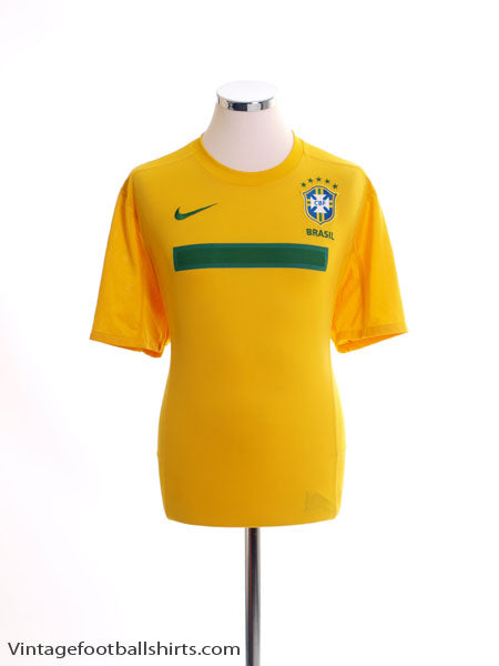 2011 Brazil Home Shirt *Mint* L Football Shirt