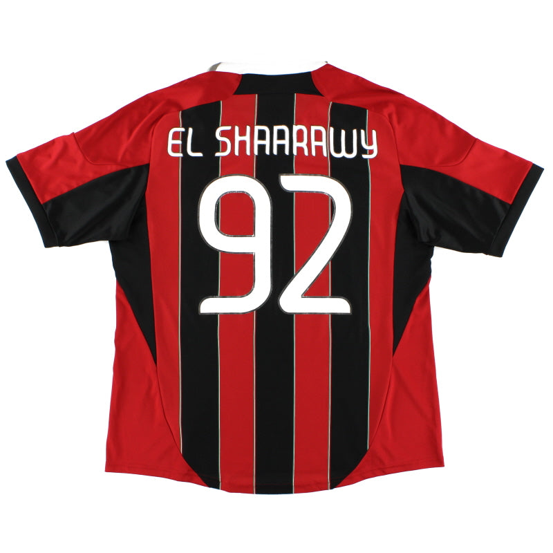 2012-13 AC Milan Home Shirt El Shaarawy #92 XL Football Shirt