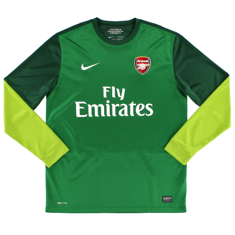 2012-13 Arsenal Goalkeeper Shirt L/S L Football Shirt
