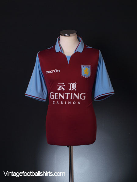 2012-13 Aston Villa Home Shirt L Football Shirt