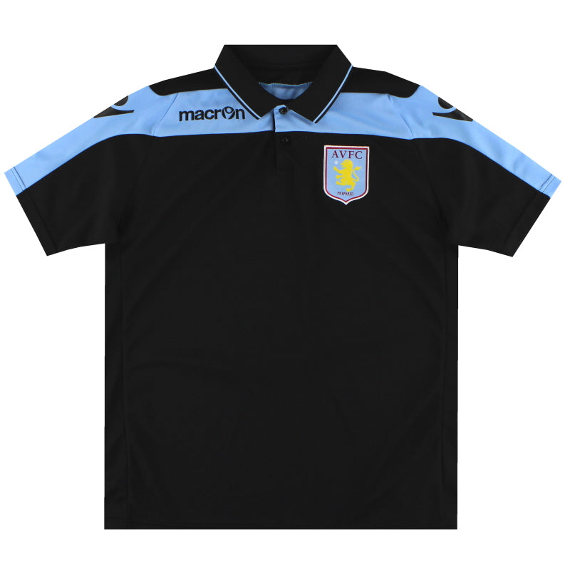 2012-13 Aston Villa Macron Polo Shirt L Polo Shirt