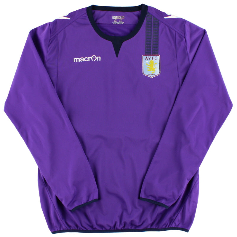 2012-13 Aston Villa Macron Training Jumper XXL Sweatshirt