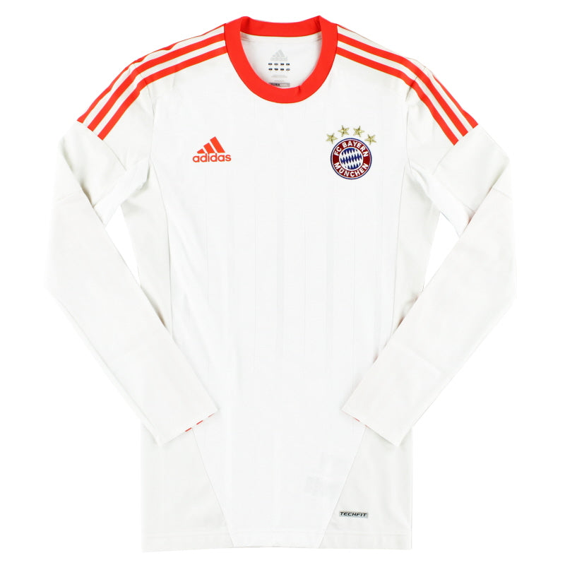 2012-13 Bayern Munich TechFit Away Shirt L/S L Football Shirt