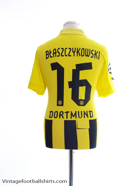 2012-13 Borussia Dortmund CL Home Shirt Blaszczykowski #16 L Football Shirt