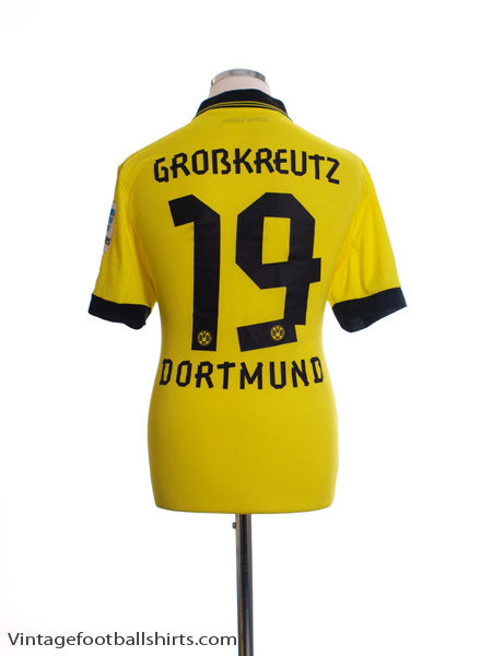 2012-13 Borussia Dortmund Home Shirt Großkreutz #19 XL Football Shirt