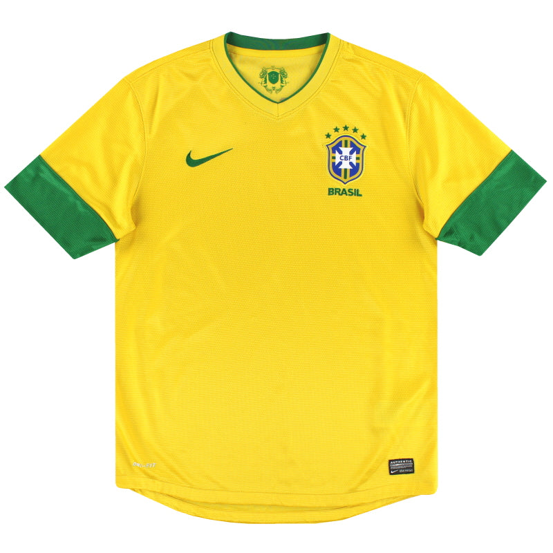 2012-13 Brazil Nike Home Shirt M Football Shirt