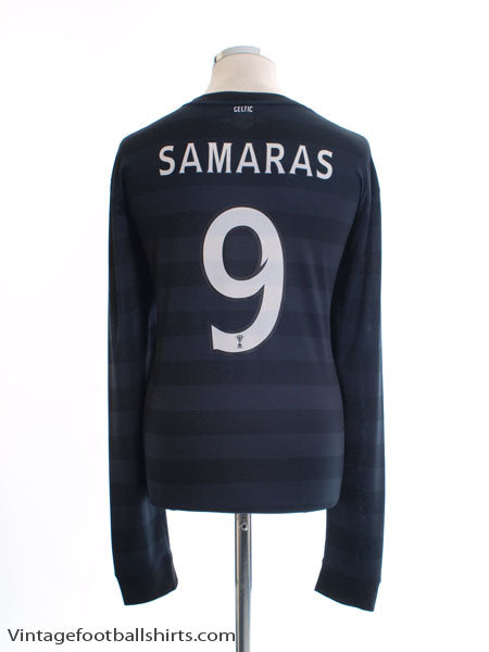 2012-13 Celtic Away Shirt Samaras #9 L/S XL Football Shirt