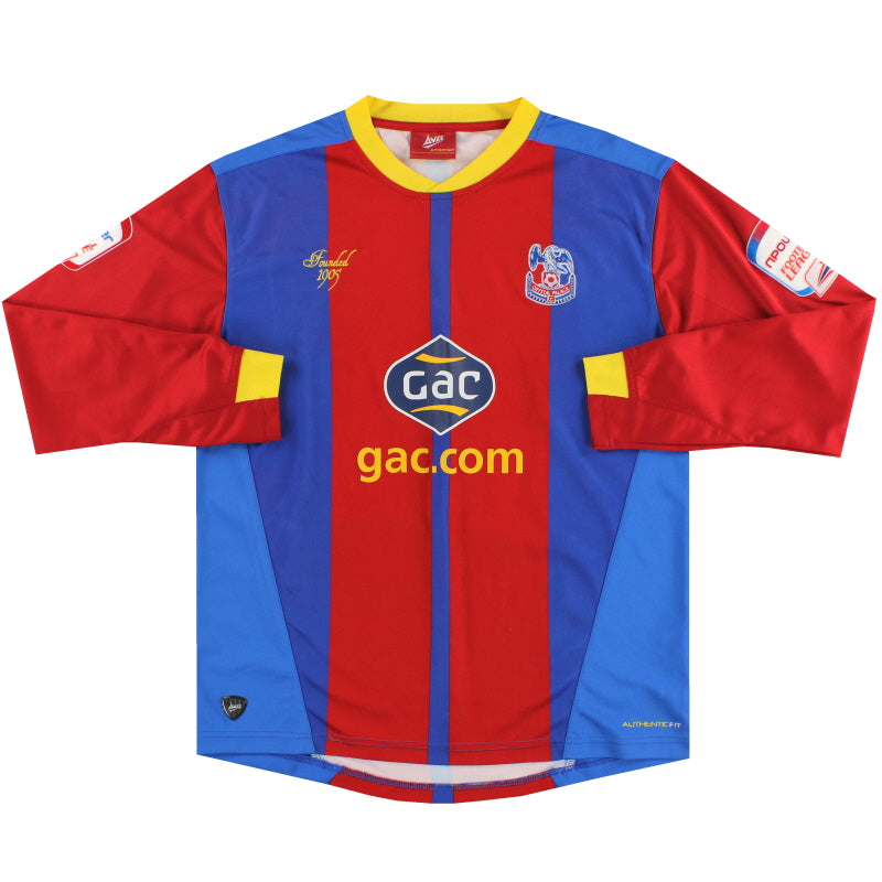 2012-13 Crystal Palace Avec Home Shirt L/S L Football Shirt