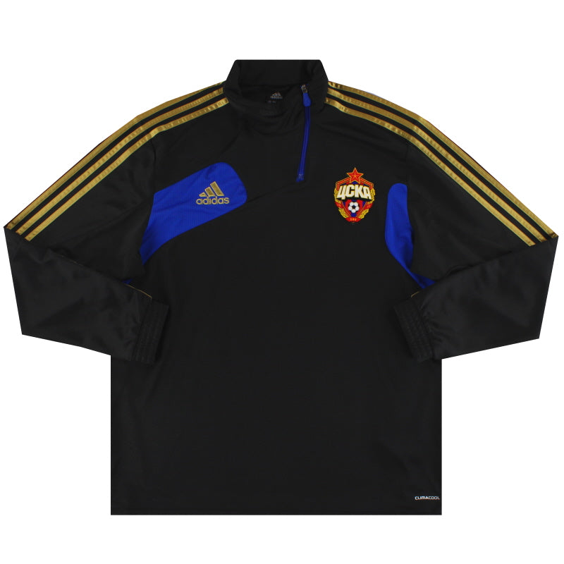 2012-13 CSKA Moscow adidas 1/4 Zip Training Top XL Football Shirt