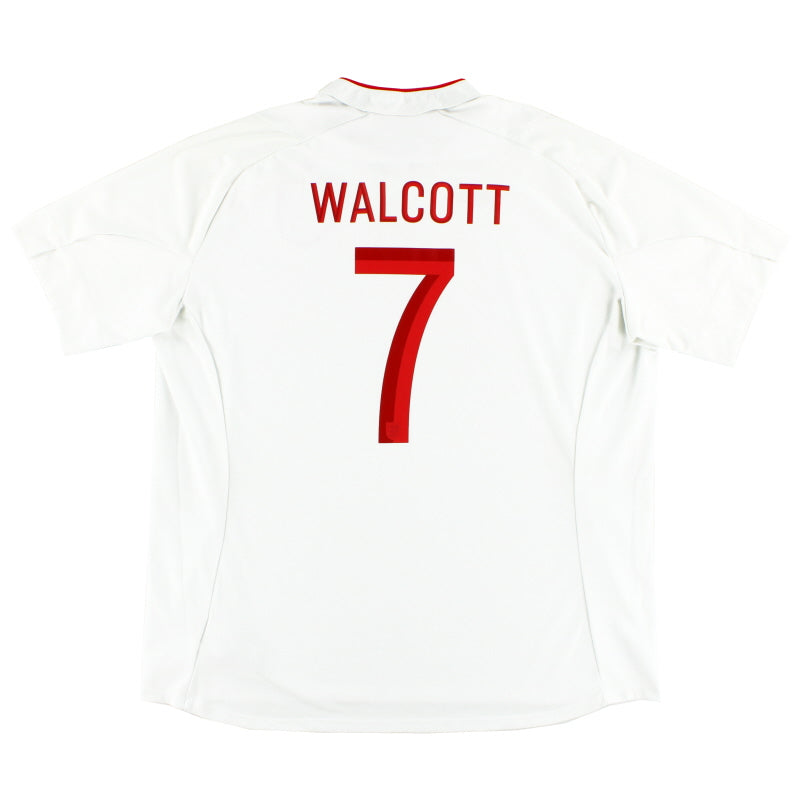 2012-13 England Umbro Home Shirt Walcott #7 XXL Football Shirt