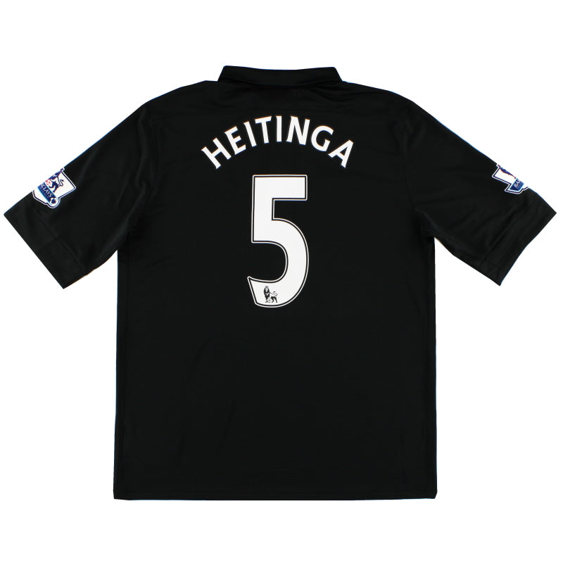 2012-13 Everton Away Shirt Heitinga #5 *Mint* L Football Shirt