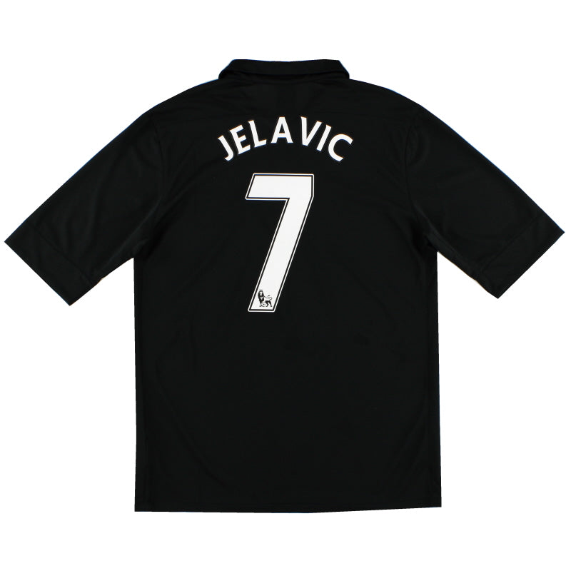 2012-13 Everton Away Shirt Jelavic #7 M Football Shirt