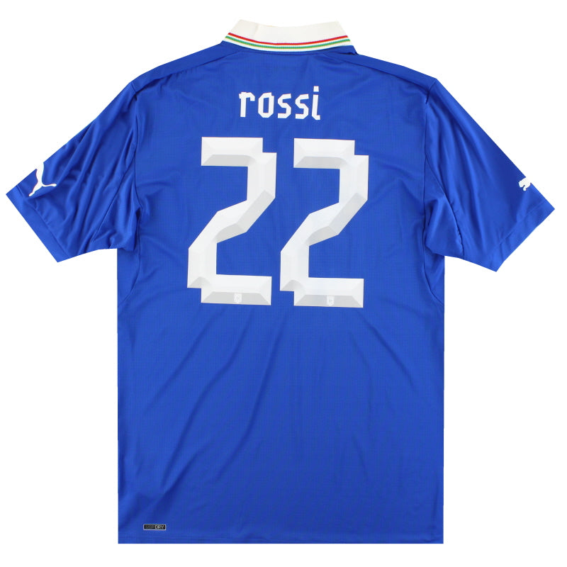 2012-13 Italy Puma Authentic Home Shirt Rossi #22 *w/tags* XL Football Shirt