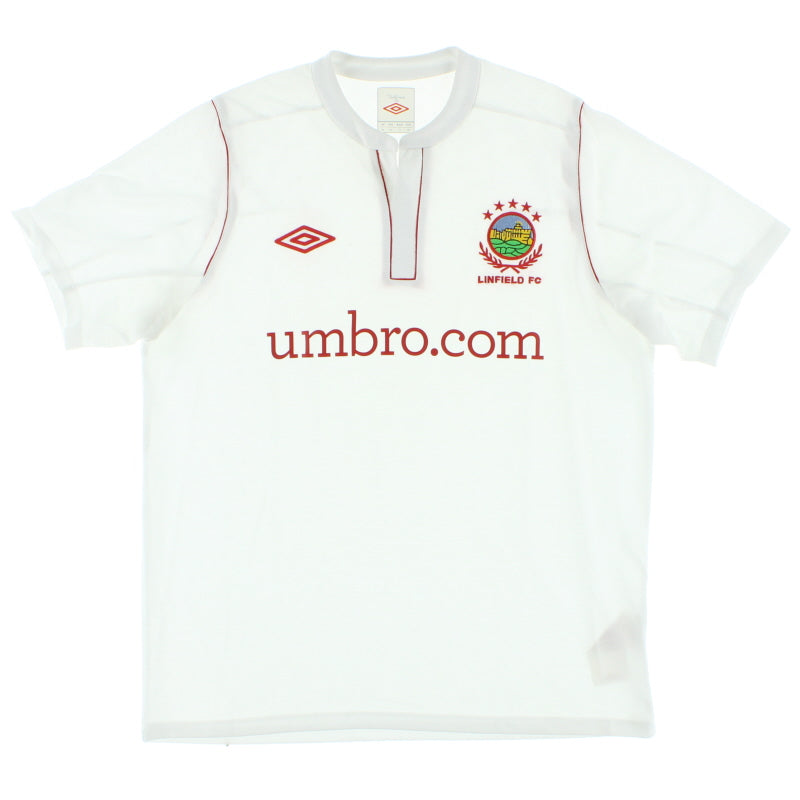 2012-13 Linfield Away Shirt M Football Shirt