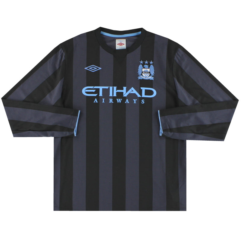 2012-13 Manchester City Umbro Third Shirt L/S #4 L Football Shirt
