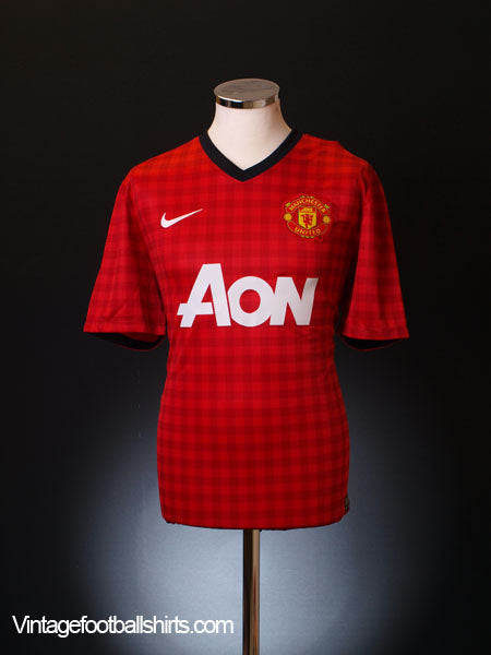 2012-13 Manchester United Home Shirt *Mint* M.Boys Football Shirt