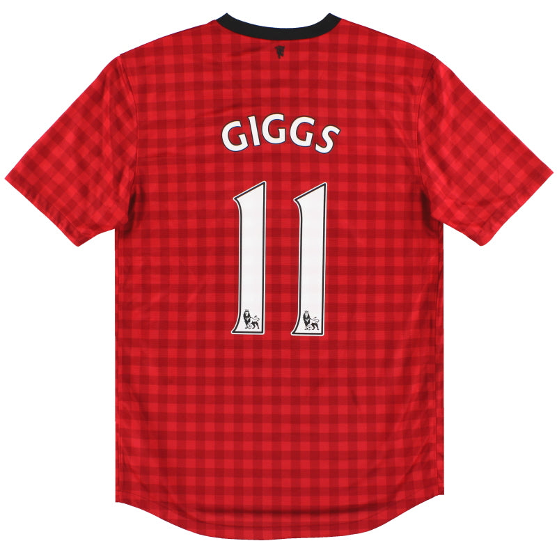 2012-13 Manchester United Nike Home Shirt Giggs #11 L Football Shirt