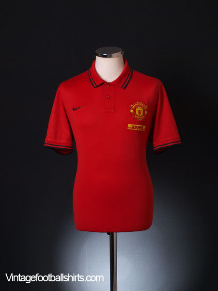 2012-13 Manchester United Polo Shirt L Polo Shirt
