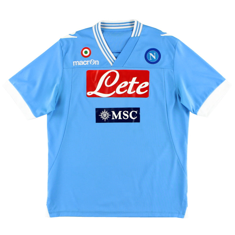 2012-13 Napoli Home Shirt L Football Shirt