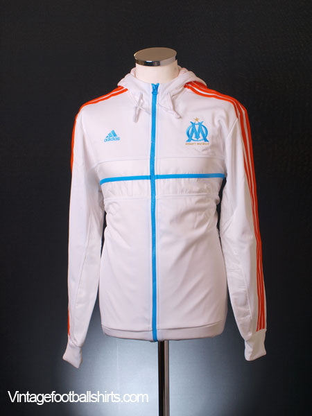2012-13 Olympique Marseille adidas Hooded Anthem Jacket *BNIB* Jacket