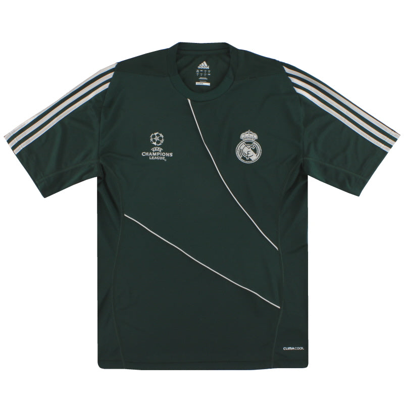 2012-13 Real Madrid adidas Champions League Training Shirt *Mint* M Training Shirt