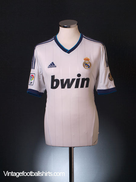 2012-13 Real Madrid Home Shirt M Football Shirt