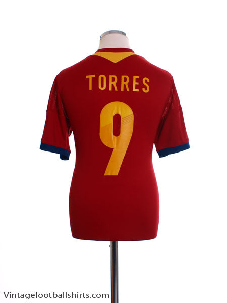 2012-13 Spain Home Shirt Torres #9 S Football Shirt