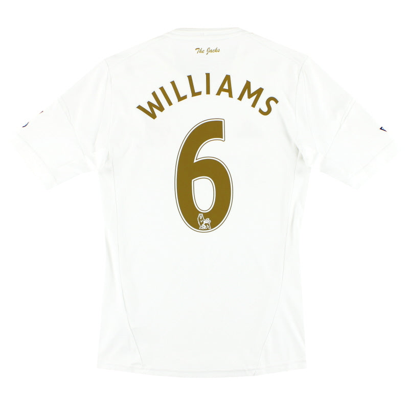 2012-13 Swansea adidas 'Formotion' Centenary Home Shirt Williams #6 S Football Shirt