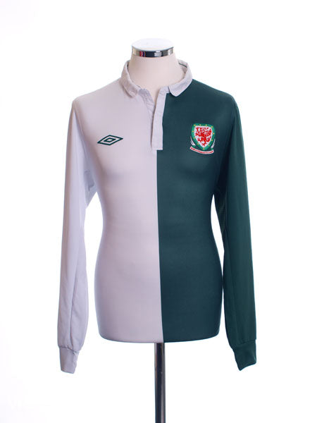 2012-13 Wales Away Shirt L/S M Football Shirt