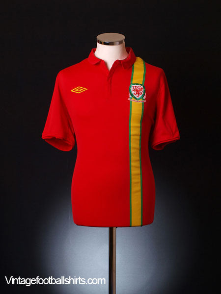 2012-13 Wales Home Shirt *Mint* M Football Shirt