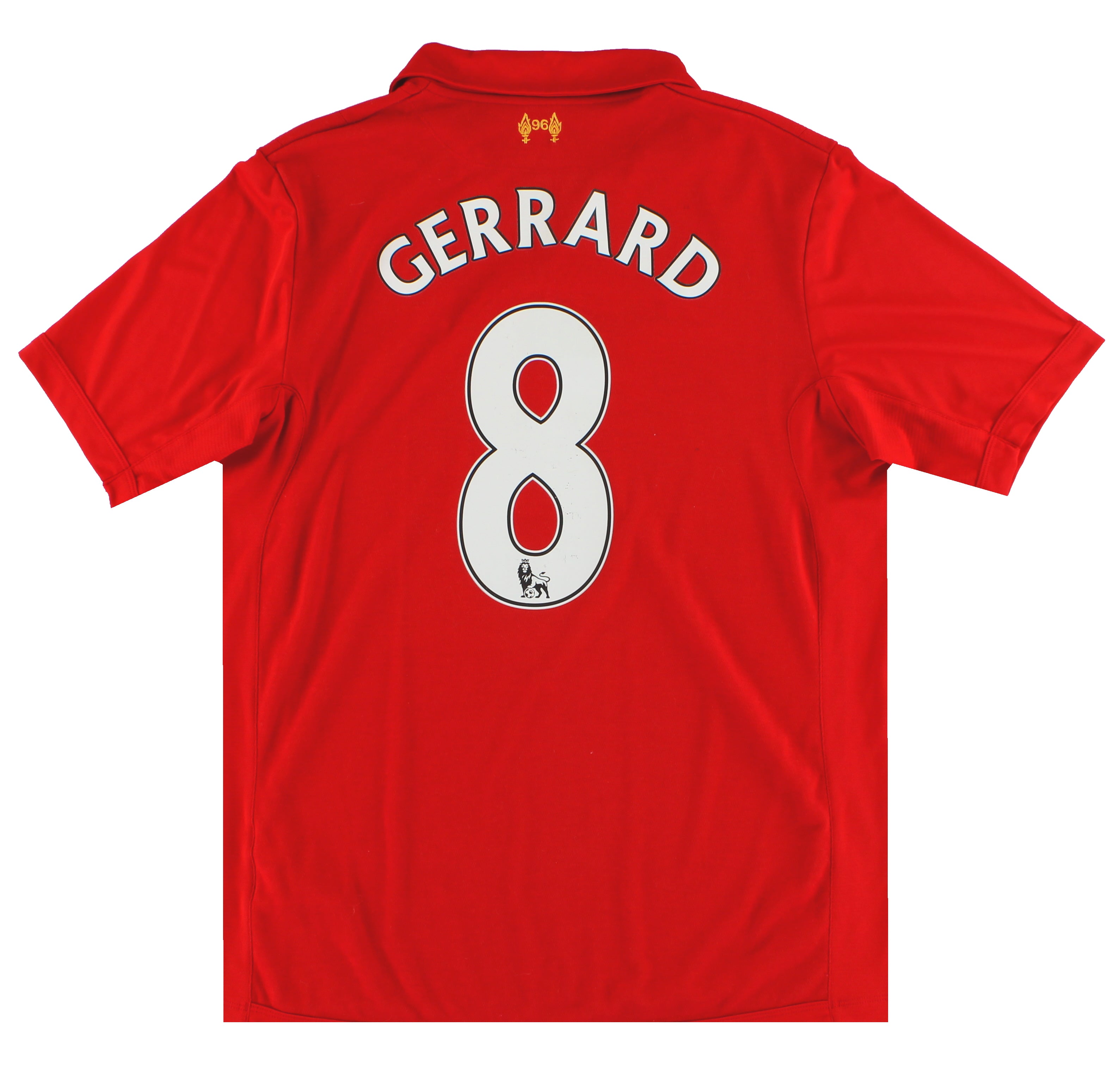 2012-13 Liverpool Warrior Home Shirt Gerrard #8 M