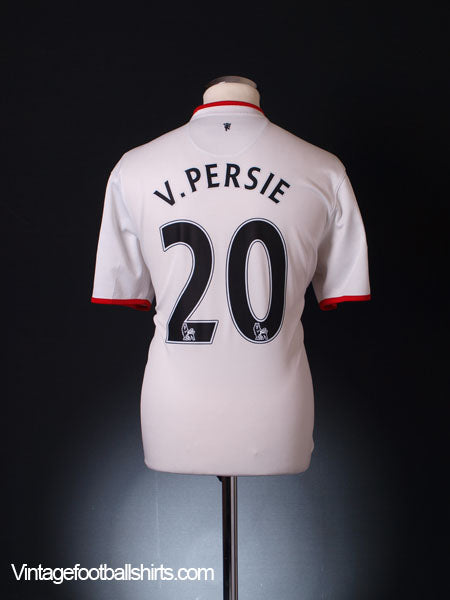 2012-14 Manchester United Away Shirt v.Persie #20 L Football Shirt