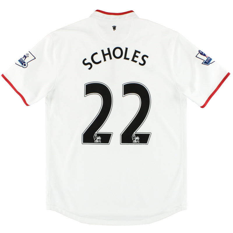 2012-14 Manchester United Nike Away Shirt Scholes #22 M Football Shirt
