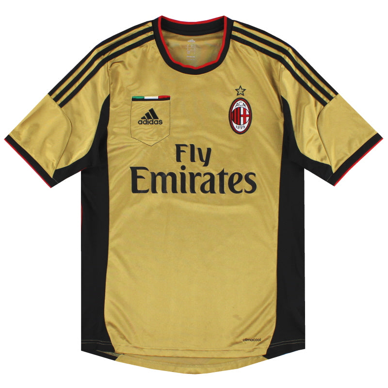2013-14 AC Milan adidas Third Shirt M Football Shirt