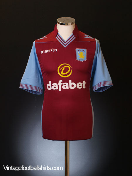 2013-14 Aston Villa Home Shirt L Football Shirt
