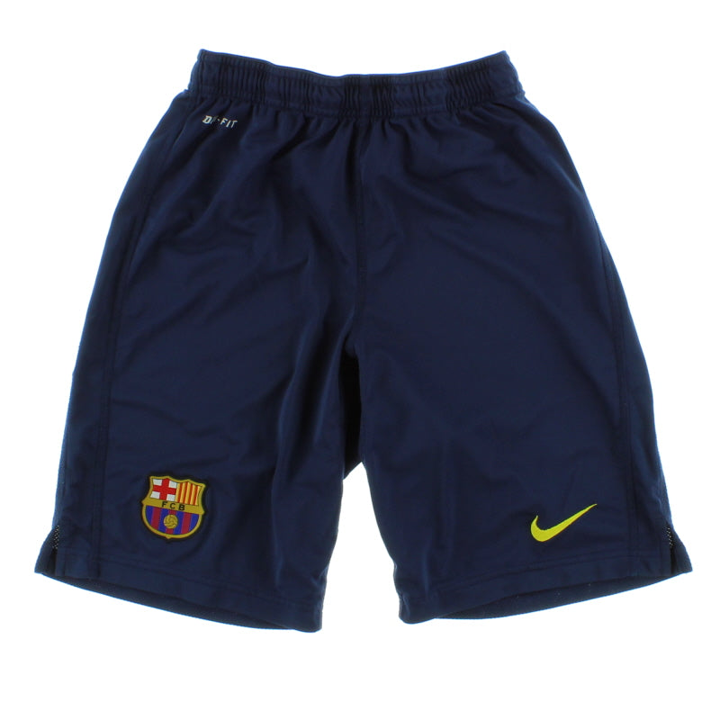 2013-14 Barcelona Nike Longer Knit Training Shorts *Mint* S Training Shorts