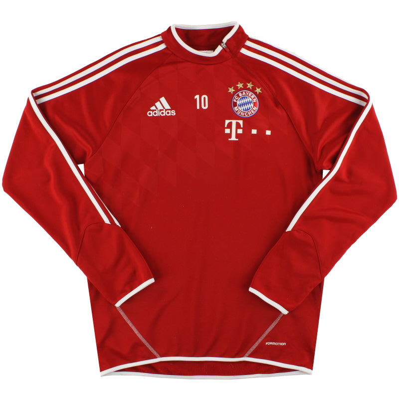 2013-14 Bayern Munich adidas Player Issue Training Top #10 M Football Shirt