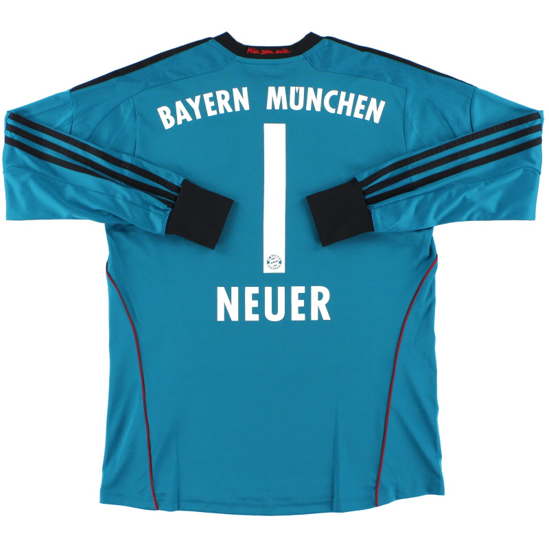 2013-14 Bayern Munich Goalkeeper Shirt Neuer #1 Y Football Shirt
