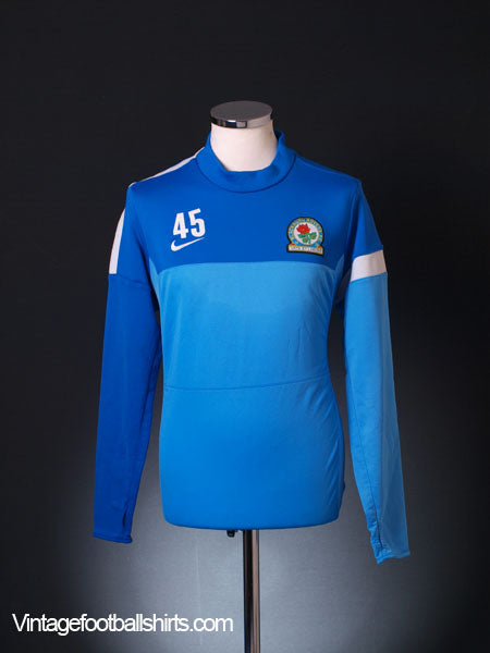 2013-14 Blackburn Player Issue Midlayer Training Top L Training Top