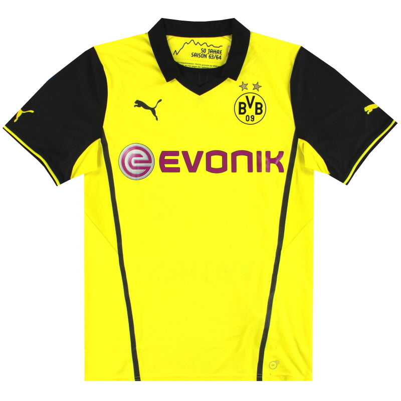 2013-14 Borussia Dortmund Puma CL Home Shirt *As New* L Football Shirt
