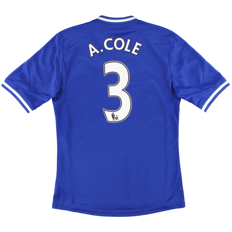 2013-14 Chelsea adidas Home Shirt A.Cole #3 S Football Shirt
