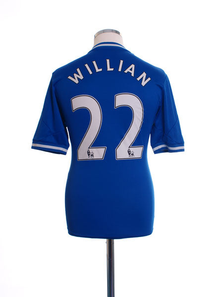 2013-14 Chelsea Home Shirt Willian #22 S Football Shirt