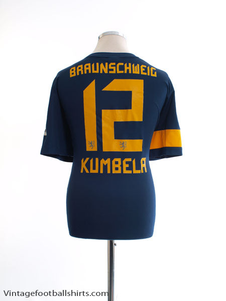 2013-14 Eintracht Braunschweig Away Shirt Kumbela #12 XL Football Shirt