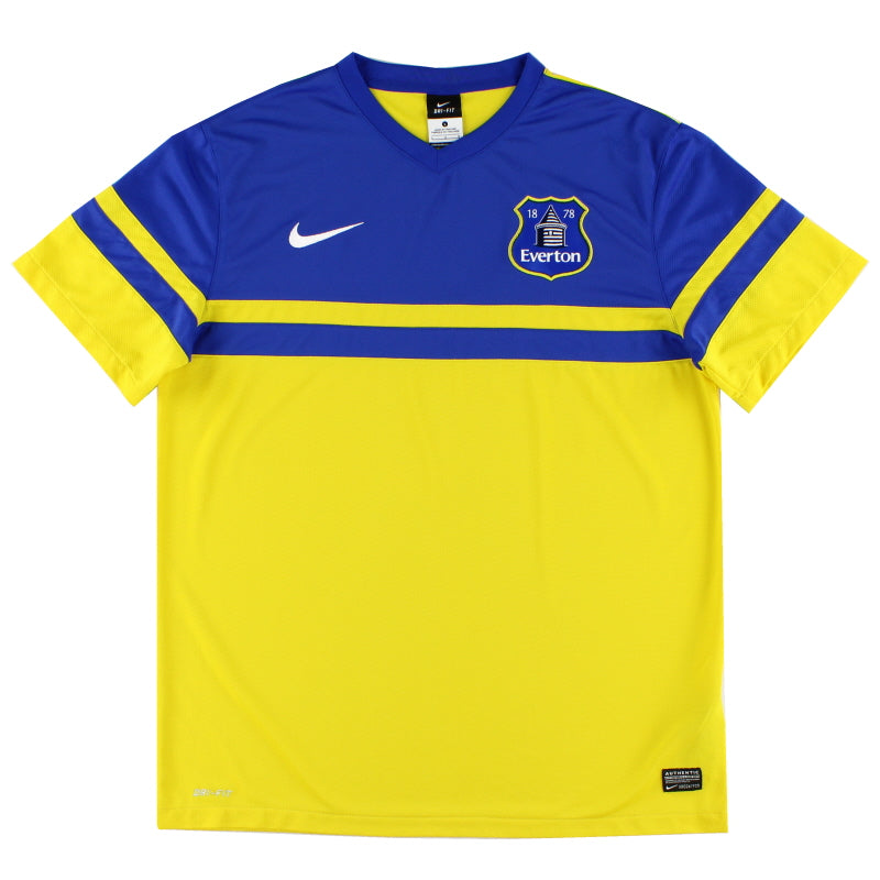 2013-14 Everton Away Shirt L Football Shirt